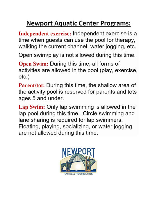 Newport Aquatic Center Programs
