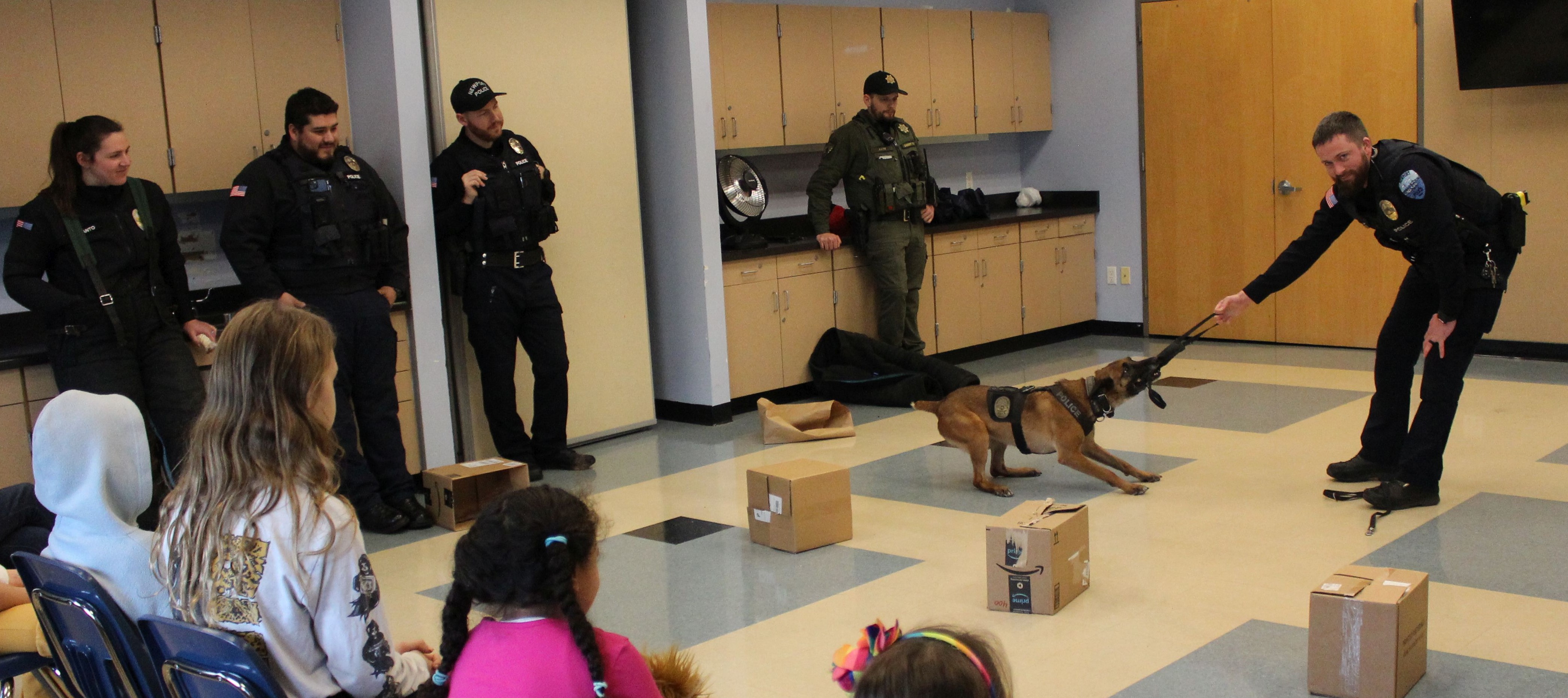 K9 Demonstration at the Rec Center