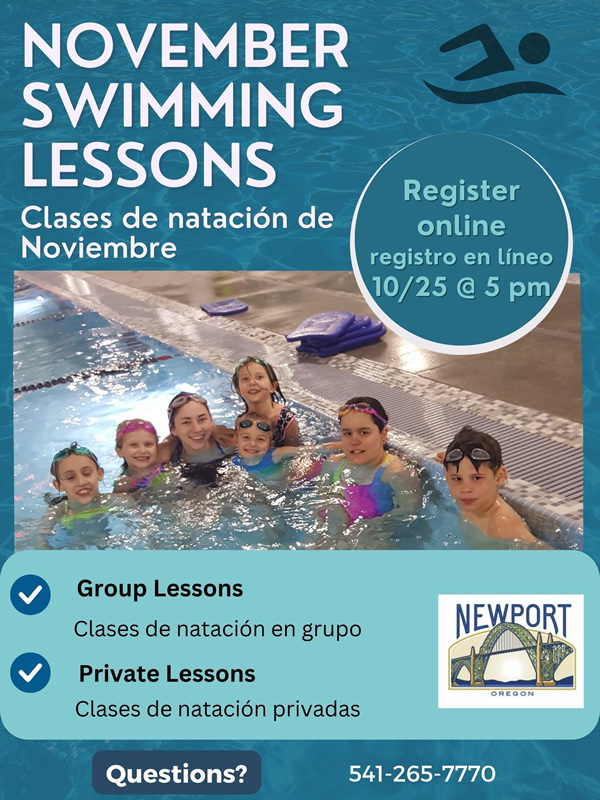 November Swim Lessons