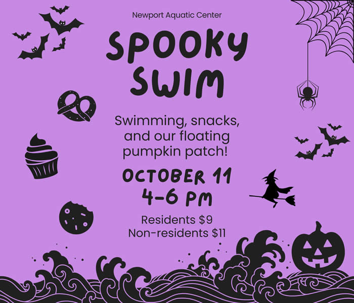 Spooky Swim 2025 Flyer