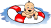 Image result for baby swimming clip art