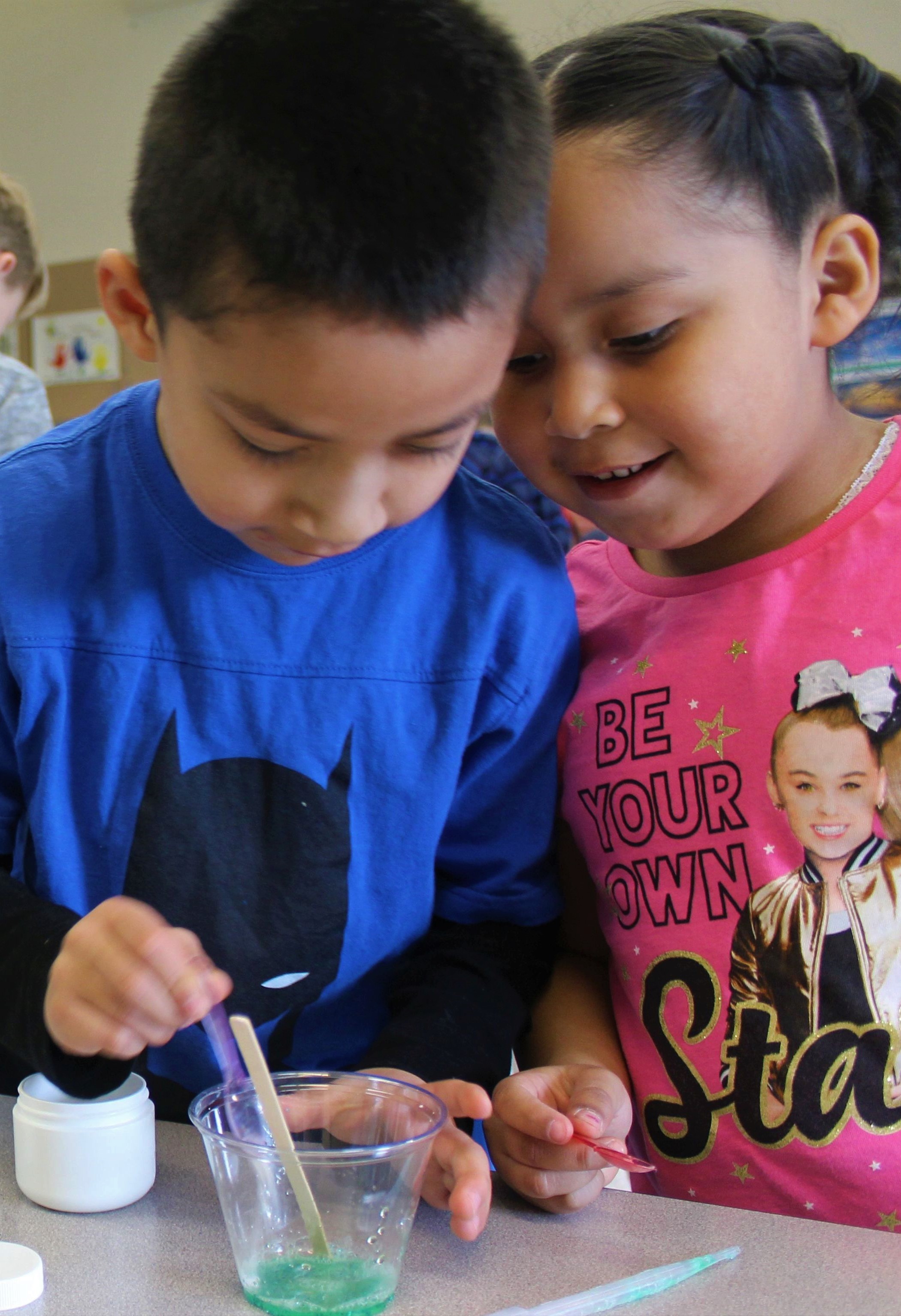 kids mixing potions