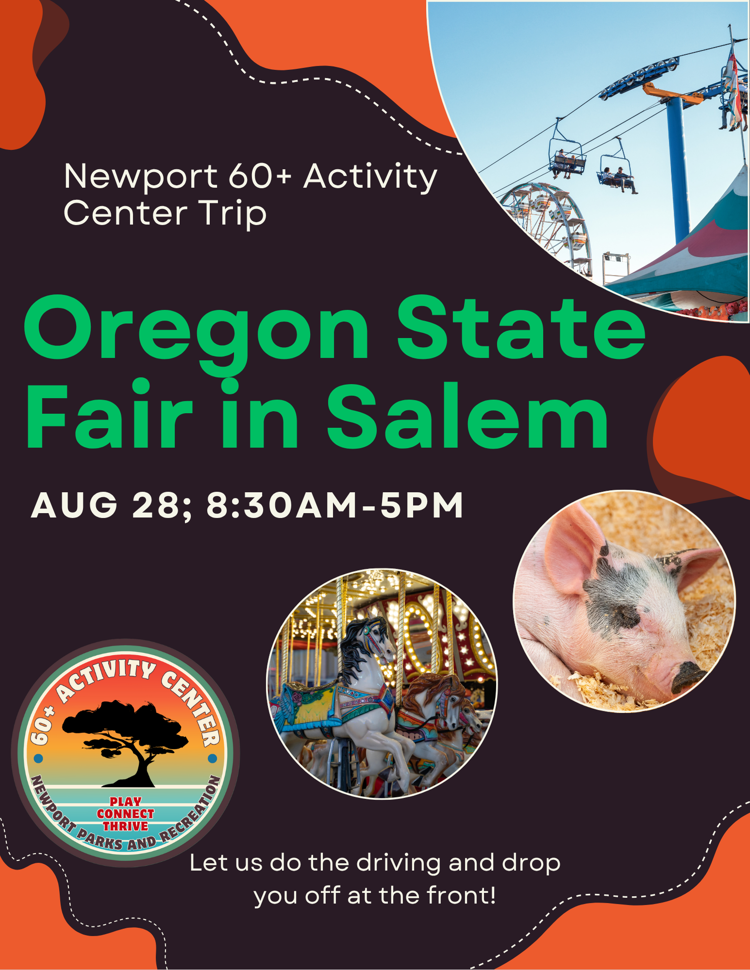 click here for information about the state fair trip