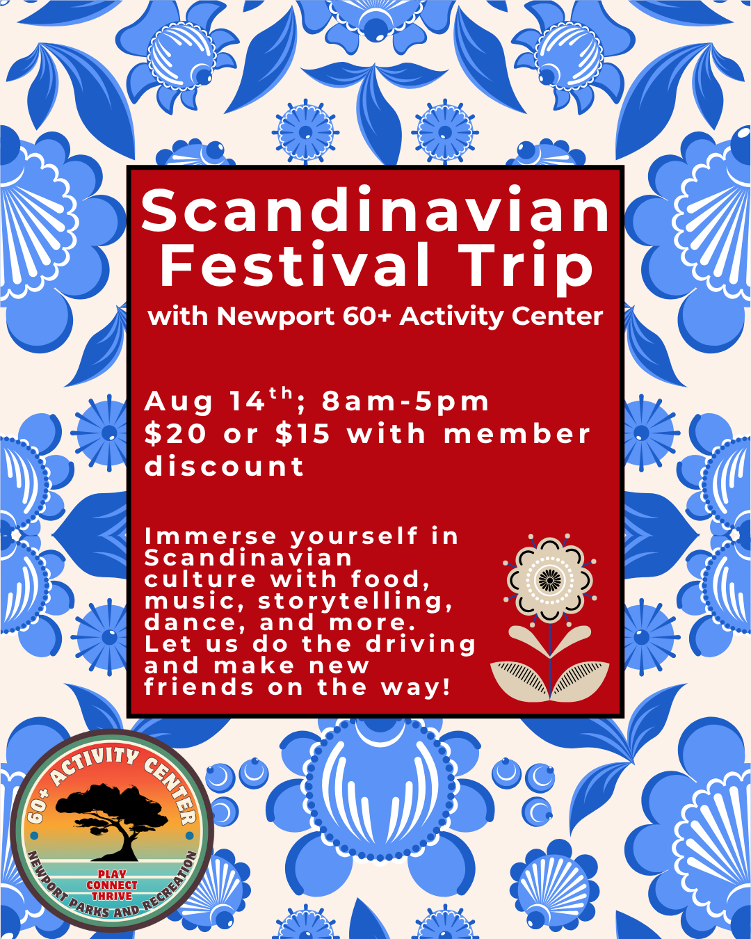 Scandinavian festival trip on Aug 14