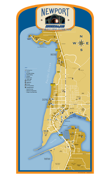 Newport Eclipse map